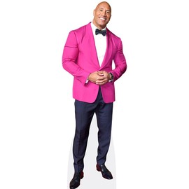 Dwayne 'The Rock' Johnson (Pink Suit) Cut Out Mini