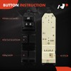 A-Premium Master Power Window Switch Compatible with Toyota Corolla Matrix