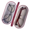 Kanasi Double Glasses Case Hard Shell, 2 in 1 Dual
