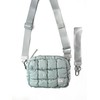 The Iris Accessory Puff Bag (#24231) - Crossbody Bag:_Dark Grey