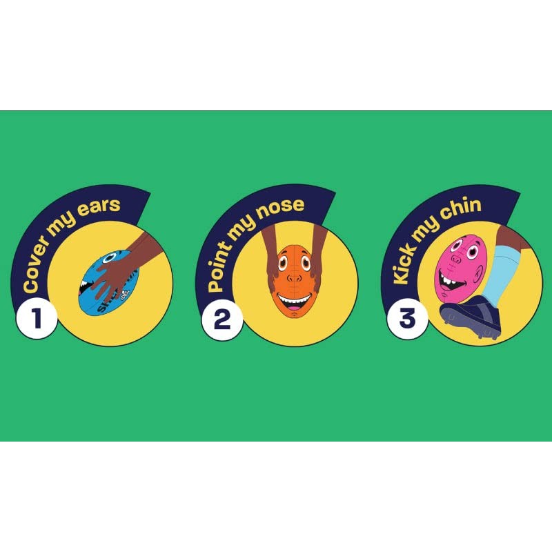 Sherrin Face Footys Super Soft Touch Football, Orange, Size 2