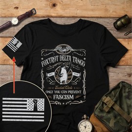 Foxtrot Delta Tango Shirt, Fdt Tshirt Men, Foxtrot Delta Tango Shirt for Women, Fdt Shirts, Political Shirts 4 (Black-M)