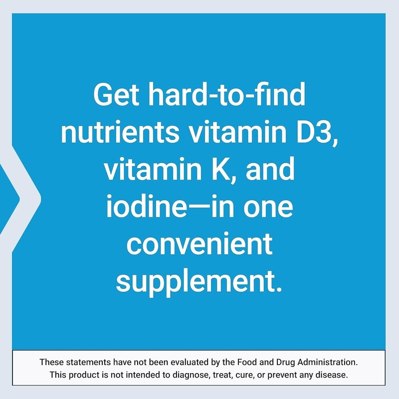 Vitamins D and K with Sea-Iodine??? 60 capsules