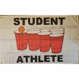 Unbranded Student Athlete Beer Pong 3x5 Feet Flag Banner Tapestry