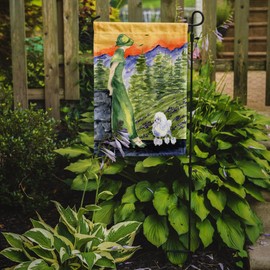 Caroline's Treasures SS8618GF Poodle Garden Flag Mailbox Flag Decorative Yard Flag Banner Outside Patio Artwork Yard Flower Beds, Garden Size, Multicolor