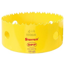 Starrett DH0414 108mm 4.1/4-inch HSS Bi-Metal Dual Pitch Professional Hole Saw