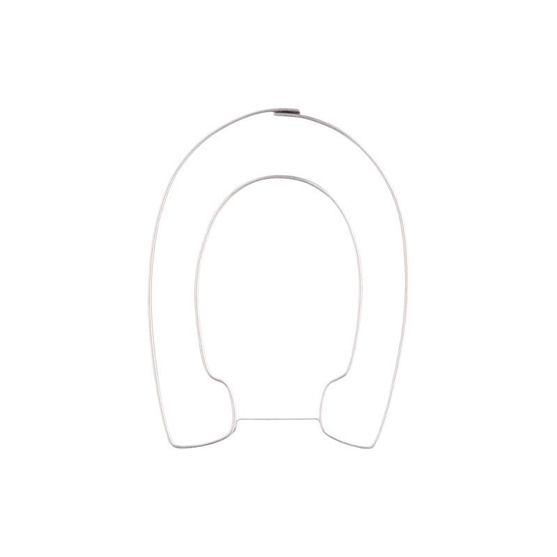 Städter Ausstechform, Edelstahl, Silber, ca. 7,5 cm