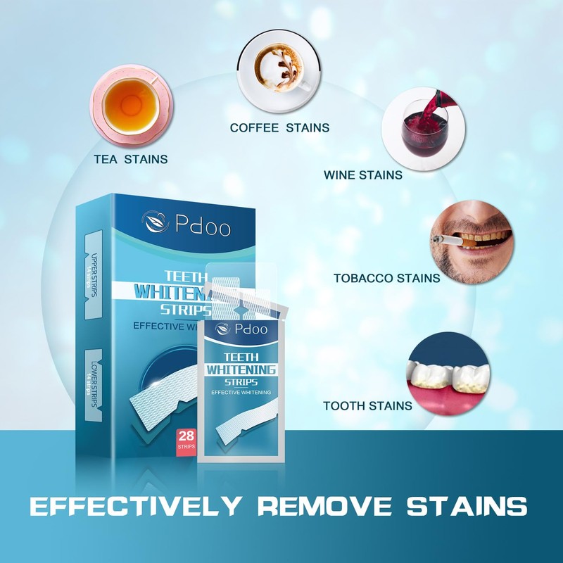 Teeth Whitening Strip 14 Treatments - Whitening Strips for Sensitive