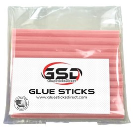 GlueSticksDirect Mini Size Hot Melt Glue Sticks for Glue Gun - Bulk 4in Pink Glue Sticks - Great for Art Craft Repairs & Compatible w/Most Glue Guns - 5/16" X 4" (24 Sticks) - Made in USA