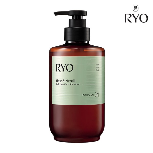 Ryo Rootgen Perfume Hair Loss Symptoms Professional Care Shampoo Lime &amp; Neroli