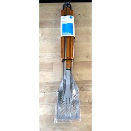 Room Essentials Stainless Steel Grilling Tool Set NEW 7 Piece Cool Touch Handles