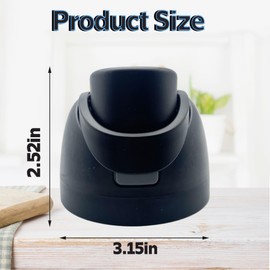 Replacement Cap for Owala Freesip,One Button Water Bottle Top Lid Compatible with Owala Cup 16oz 24oz 32oz 40oz, BPA-Free Replacement Lid Accessory for Owala Free Sip (black)