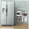 Hohopeti Appliance Handle Covers 1 Pair Velvet Refrigerator Door Handle