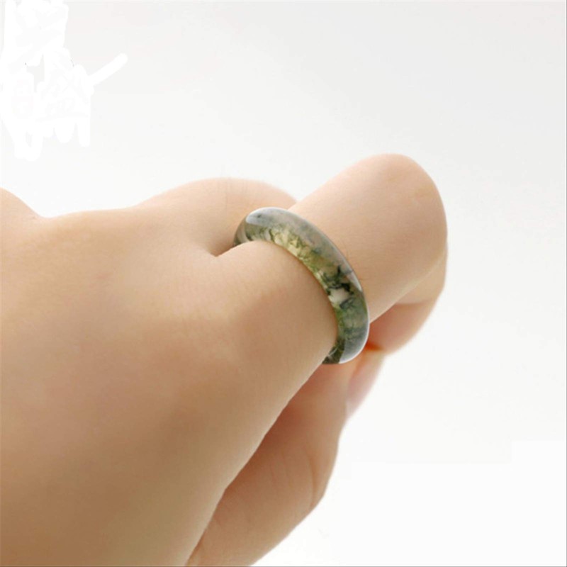 yigedan Natural Indian Moss Agate Healing Stone