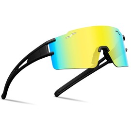 FMY Polarized Cycling Glasses Youth Baseball Glasses for Men Women,UV400 Protection Sports Sunglasses for Running Driving