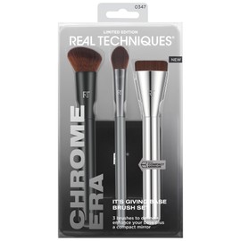 Real Techniques [리얼테크닉스] 크롬 에디션 잇츠 기빙 베이스 브러쉬 세트 [Real Techniques] Chrome Edition It's Giving Base Brush Set