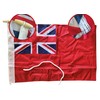 NWFlags Red Ensign Flag 150gsm Nylon Rope & Toggle 18"