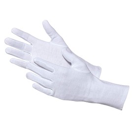 Jah 3203 Cotton Gloves 12 Pairs Oekotex White Light, white, 3203