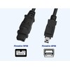 CableLeader 10ft FireWire 800 IEEE-1394b 9-Pin to 4-Pin Male to