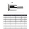 Diamond Hole Saw, Core Bit, Glass Tile, Drilling Carbide, 12