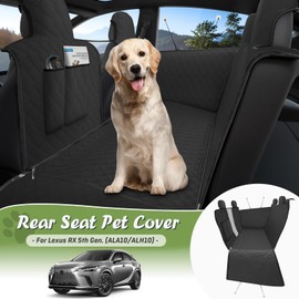 Custom for Honda CRV Dog Seat Cover for Back Seat 2023 2024 2025 Accessories CR-V Rear Seat Pet Cover Back Seat Pet Mat Anti-Scratch Waterproof Dog Hammock Backseat Protection Liner 600D Oxford Fabric