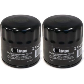 2 PK Oil Filter Compatible with Stens 120-345 Compatible with Case IH A37189 Fits Case 410, 420, 420CT, SR130, SR150, SR175, SV185, 1838 Skid Steer Loaders. OEM