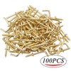 Metal Screw in Hooks, 100pcs 3/4 Inch Right Angle Screw