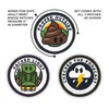 Winks For Days Adulting Merit Badge Embroidered Iron-On Patches (Outdoors