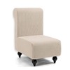 TIANSHU Sofa Cover, 1 Seat, Armless, Chair Cover, Solid, Vertical