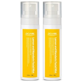Eau Claire Lemon & Mandarin Vitamin Facial Mist, 2 packs, 80ml / 오끌레어 레몬 앤 만다린 비타민 페이셜 미스트, 2개, 80ml