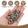 sourcing map 50Set Grommets Eyelets 6mm 1/4 Inch Brass Eyelets