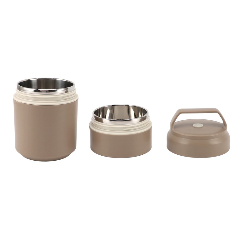 Stainless Steel Insulated Food Jar Double Layer 620ml Capacity Leak