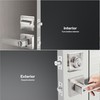 Exterior Door Lock Set with Deadbolt, Front Door Handle Set