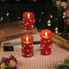 Xinhidar Flameless Candle Battery Powered Embedded Light String LED Candle