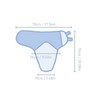 3pcs Baby Swaddle Sleep Sacks Cotton Swaddle Blanket for 0