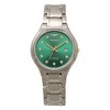 Technos T9B88IM Titanium Date Men's Wristwatch, Silver, green, Bracelet Type