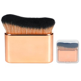 QJKLWV Self Tanner Brush,Tanning Brush for Self Tan,Large Self Tanning for Face and Body, Kabuki Body Leg Makeup Brush for Self Tanning Mousse,Sunless Tanner Makeup Brushes Vegan