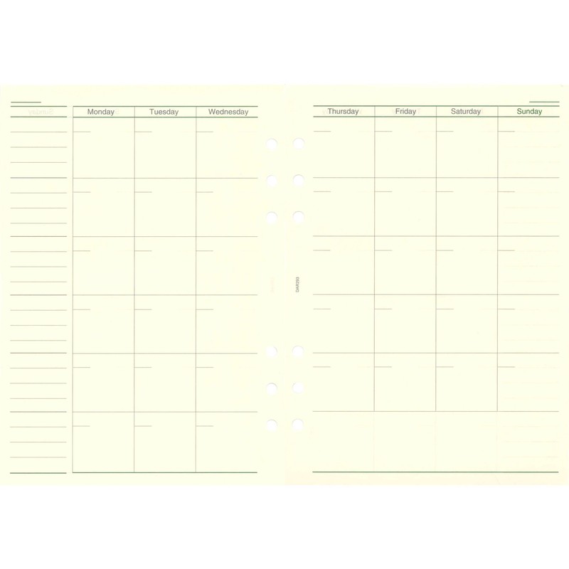 Raymay Fujii DAR293 Da Vinci Refill Free Monthly A, A5