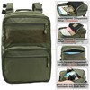 tactifans Tactical Expandable Backpack, Chest Rig Backpack MOLLE Assault Hydration