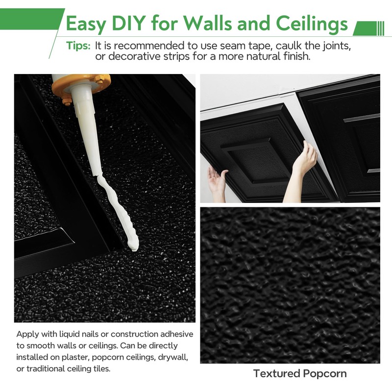 STICKGOO Drop Ceiling Tile 2ft x 2ft, Ceiling Panel High-Grade