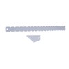 Guitar Measuring Tool Set Silver Aluminum Neck Straight Edge Fret