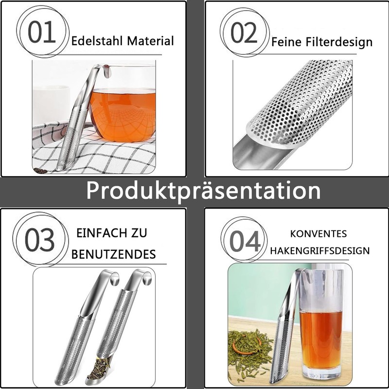 Tea Strainer, Teesieb für Losen Tee, Teeei für Losen Tee