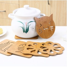 Home Wood Character Insulation Mat: Non-Slip Dining, Pot, Teacup & Cup Mat - Creative & Lovely Design NO.2 200ea