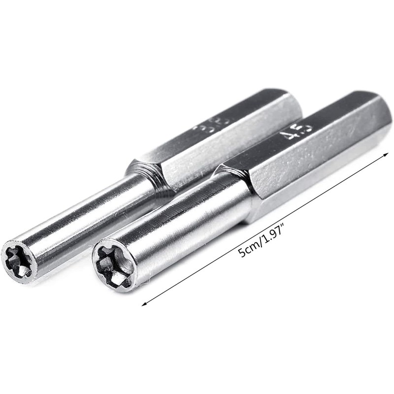 2Pcs Screwdrivers 4.5mm 3.8mm Gamebits Screwdriver Security Gamebits Kit For