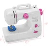 GRAFFY Sewing Machine, 16 Built-in Stitch Adjustable and 2 Speeds,