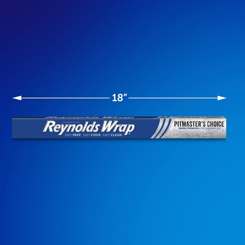 Reynolds Wrap Pitmaster's Choice Extra Thick Foil for Grilling, 18