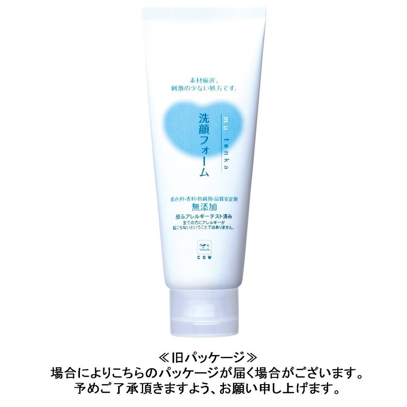 Cow Brand Additive-free face wash foam, 4.2 oz (120 g)