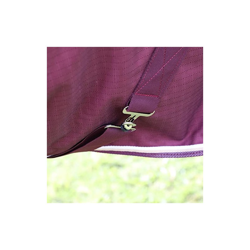 Shires Highlander Plus 100g Turnout Rug - Maroon 5'9" /