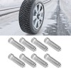 50Pcs Snow Anti Skid Tire Studs Screws M6x6mm Snow Tire
