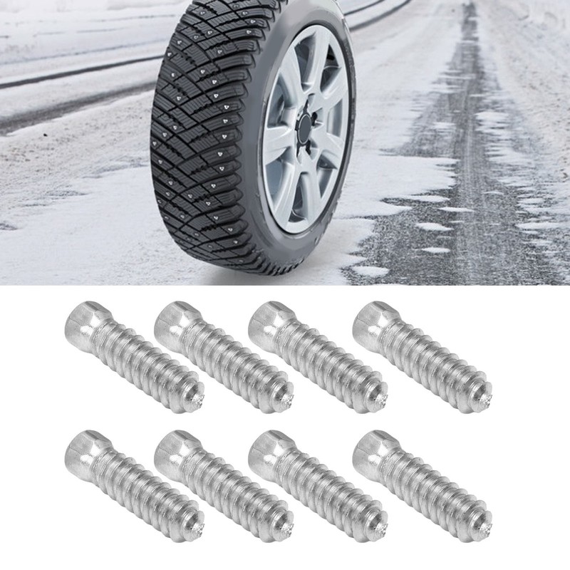 50Pcs Snow Anti Skid Tire Studs Screws M6x6mm Snow Tire